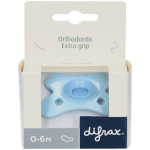 Difrax Diffrax Sucette Dental 0-6 mois Gems - Blue Topaz