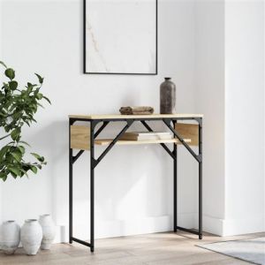 VidaXL Table console avec étagère chêne sonoma 75x30x75 cm Sonoma oak