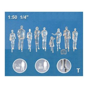 Personnage 3D debout 1 : 50 - Transparent - Schulcz