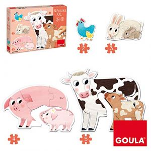 Image de Goula Lot de 4 puzzles XXL (2 à 5 pièces)