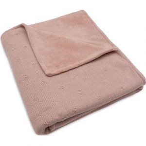Jollein Couverture en polaire Cosy Knit Wild Rose (100 x 150 cm)