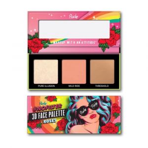 Rude Cosmetics NoFilter 3D Face Palette palette contouring teinte Roses 9.9 g