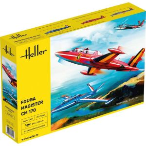 Heller Maquette avion : Fouga Magister CM 170