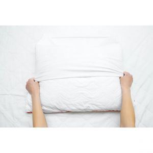 Lot de 2 Protèges Oreiller Molleton 63 x 63 cm
