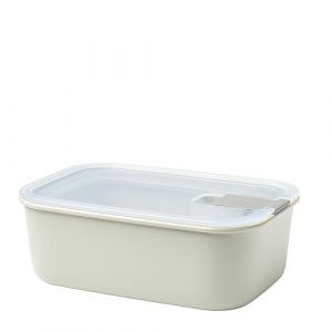 Rosti mepal Boîte de conservation alimentaire EasyClip - Boîte de rangement avec couvercle et fermeture à pression - Pour le micro-ondes, le four à vapeur et le congélateur – 1000 ml – Nordic white