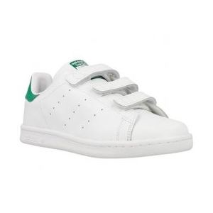 Adidas Stan Smith CF C, Chaussures de Fitness Mixte Enfant, Blanc Footwear White/Green 0, 33.5 EU