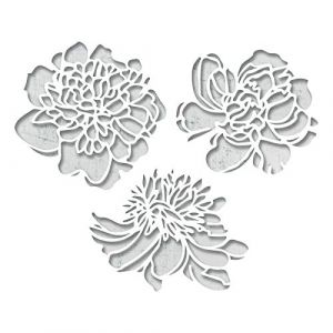 Sizzix Thinlits Die Set Fleurs ajourées - 3 pcs