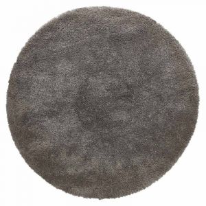 Tapis Déco Rond "Sloggy" 200cm Gris Prix