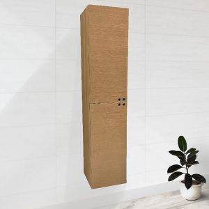 Colonne suspendue en ch&ecirc;ne massif 160 cm - H&eacute;mi