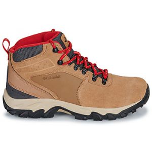 Columbia Newton Ridge Plus 2 Suede Waterproof, Bottes de Trekking et de randonnée imperméables à Taille Moyenne, Elk/Mountain Red,