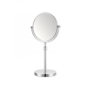 MP GLASS Miroir grossissant x 5 rond, H.15 x l.15 x P.0.5 cm, R&eacute;glable en hauteur