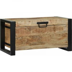 VidaXL Coffres de rangement 60 x 30 x 30 cm Bois de manguier massif