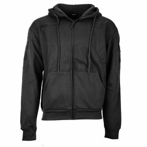 Mil-tec Veste à capuche Tactical noir