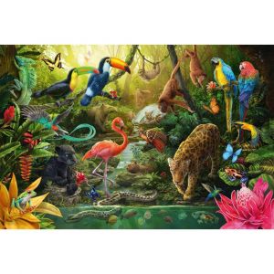 Image de Schmidt Puzzle 150 pi&egrave;ces : Habitants de la jungle