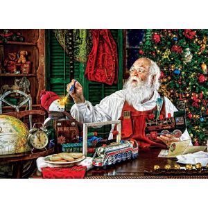 Master pieces Puzzle 1000 pièces : Fêtes - L'Atelier du Père Noël