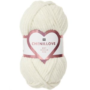 Rico Design Découvrez le Confort et la Douceur de la Pelote Velours Creative Chenillove 100GR de (...) - 01 Creme ecru
