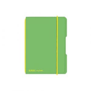 Herlitz CARNET QUADRILLÉ MY.BOOK-FLEX-VERT CLAIR A6 11361581