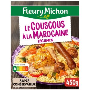 Fleury Michon Le couscous &agrave; la marocaine - nutriscore a, soit 450 g