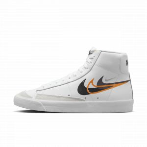 Nike Chaussure Blazer Mid '77 pour homme - White/Bright Mandarin/Medium Ash/Black, White/Bright Mandarin/Medium Ash/Black - Taille 42.5