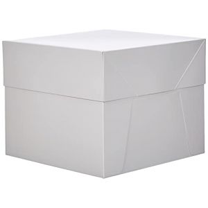 Decora 0339481 Boîte à gâteau, Idéale pour Transporter et Conserver des gâteaux décorés, Conditionnée Individuellement, 30,5 x 30,5 x H 25 cm.