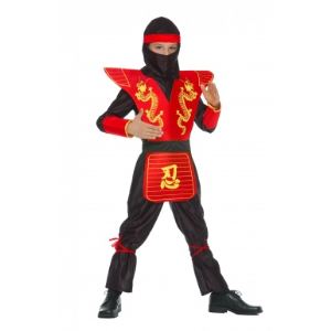 D&eacute;guisement ninja gar&ccedil;on avec cagoule (5-7 ans)