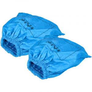 Vhbw 2x Filtre textiles compatible avec Mauk nts 20l 1200W, 30l 1200W, 20 aspirateur sec et humide - Sac filtrant, lavable bleu