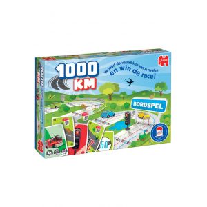 Image de Jumbo 19900 1000KM Jeu de société - Jeu de Famille - Édition néerlandaise - pour 2 à 4 Joueurs à partir de 5 Ans - Jeu de société pour Enfants