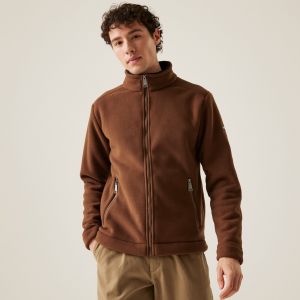 Image de Regatta Garrian II Polaire Zipp&eacute; Pour Homme Brun, Taille: 4XL - R&eacute;duction - Vendredi noir reduction