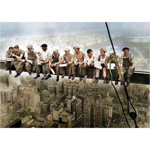 Art Puzzle Puzzle 1000 pièces : Déjeuner dans un gratte-ciel