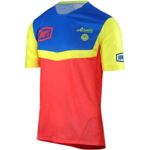 Image de 100% Airmatic Fast Times Enduro/Trail Maillot manches courtes rouge/bleu