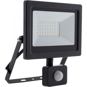 Image de Elexity Projecteur LED mural étanche IP44 2400 Lumens 30W Noir