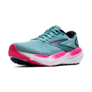 Brooks Femme Glycerin 21 Sneaker, Moroccan Blue/Aqua/Pink, 42 EU