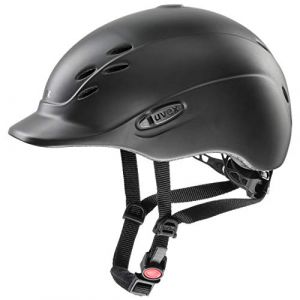 Image de Uvex Onyxx Casque d'équitation Mixte Enfant, Noir Mat, Taille XXXS-XS