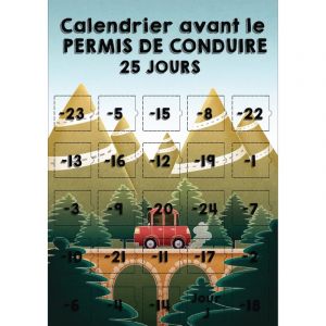 Calendrier Évènement - Calendrier avant le permis 25 conseils