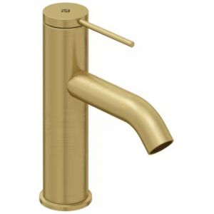 Jacob Delafon Mitigeur lavabo Grands Boulevards sans vidage Laiton brossé