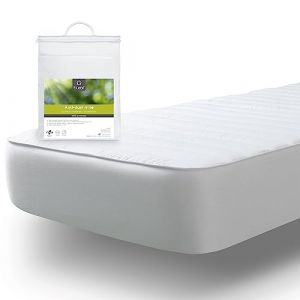 Tural - Couvre-Matelas 80x200 cm | Anti-acariens | Matelass&eacute; | Certifi&eacute; Oeko-TEX | Prot&egrave;ge-Matelas R&eacute;versible - Blanc