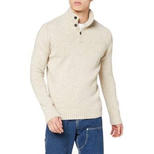 Schott Nyc Pull Homme - Beige (Naturel) - Medium