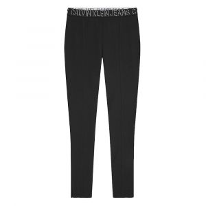Calvin Klein Leggings slim avec logo &agrave; la taille Noir - Taille 36