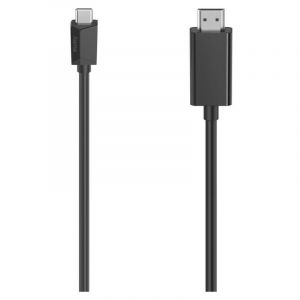 Hama Câble vidéo, fiche USB-C - fiche HDMI, Ultra-HD 4K, 3,00 m