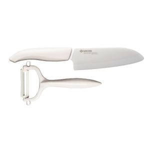 Kyocera Coffret Chef Santoku avec éplucheur (14 cm)