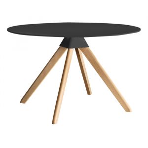 Magis Table Cuckoo The Wild Bunch (Structure Naturelle, Plateau Noir - Hêtre Massif Et Plateau En Hpl)