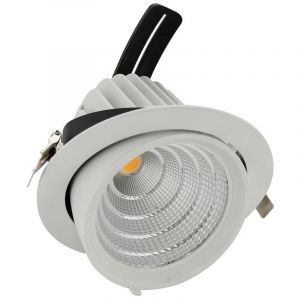 Spot Orientable LED COB Escargot 12W Blanc chaud 3000K - DIGILAMP