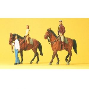 Preiser 10501 - Figurines Chevaux et cavaliers