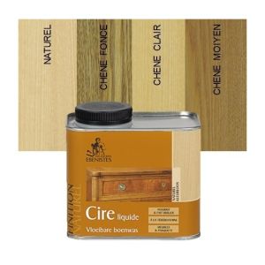Les Anciens Ebénistes CIRE LIQUIDE 1L CHENE MOYEN - chêne moyen
