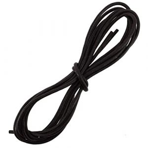 Les Lacets Français - Lacets ronds et fins - PRESTIGE - Glacé et tressé sur métier bois de 1850 - - 75cm Homme - Marron Anglais