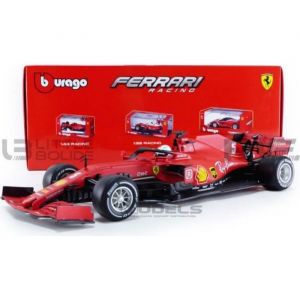 Voiture Miniature de Collection BBURAGO 1/18 FERRARI F1 SF1000 2020 Vettel Red 16808V