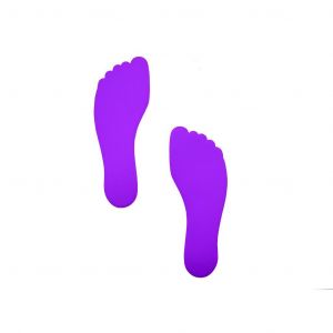 Marqueurs de sol en forme de pied Pre-Sport (x6)