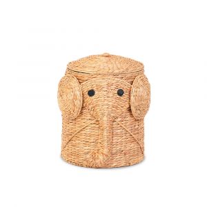 Panier elephant jacinthe d'eau naturel