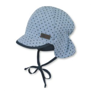 Sterntaler Casquette &agrave; visi&egrave;re avec prot&egrave;ge-cou ciel - Taille 47 cm