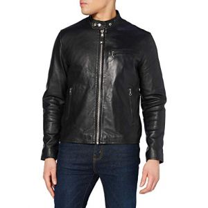 Schott Nyc LC949D Blouson, Noir (Black Black), XXX-Large (Taille Fabricant:XXXL) Homme